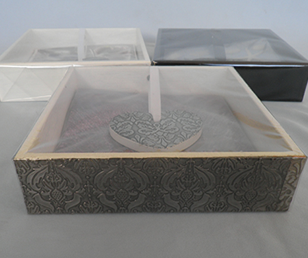 Serviette box holder - Heart